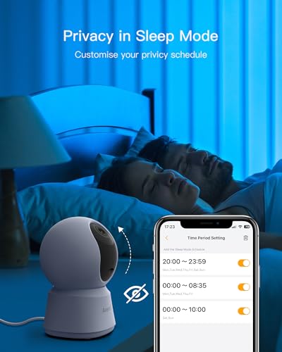 ARENTI 5G Indoor Security Camera, 4MP Pet Camera with Speaker for Dog/Cat, Baby Monitor with Phone App, Dual-Band WiFi, Auto Tracking, Super Night Vision, 2-Way Talk, Cloud & SD Card Storage(P2Q)