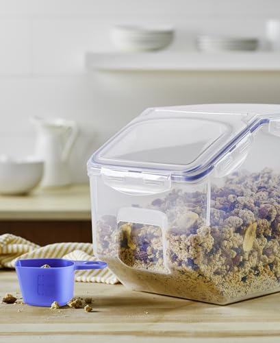 Lock & Lock Bulk Storage Bins Food Storage Container with Wheels (50.72-Cup)
