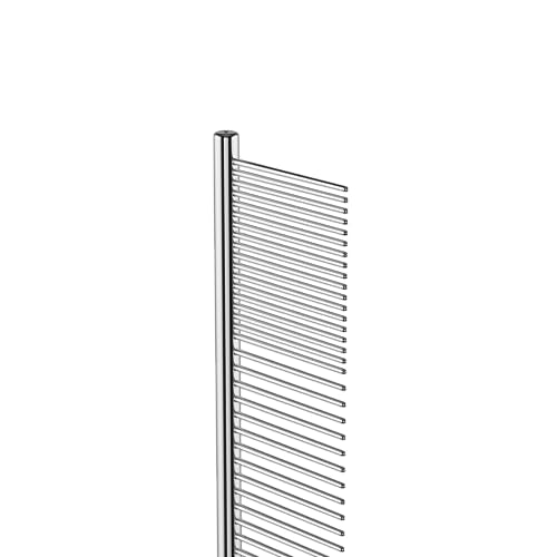 Andis 68545 Stainless Steel Pet Grooming Comb – Dematting Tool for Knots, Mats & Loose Hair Removal, 10-Inch, Professional Grooming Performance