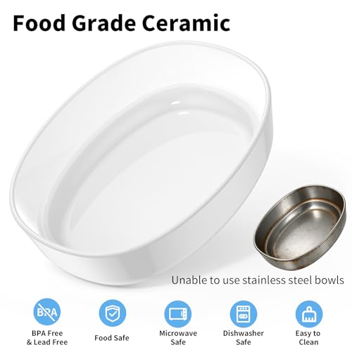 HoneyGuaridan RFID Automatic Cat Feeder with Collar Tag-Activated Personalized Meal, 4.6L 5G WiFi APP Control Cat Food Dispenser with Diet Tracking and Anti-theft for Multi Pet Home and Different Diet