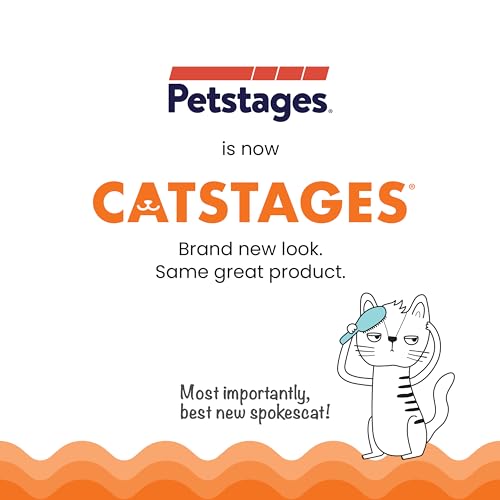 Catstages Squeak Squeak Mouse Cat Toy with Touch-Activated Sound & Catnip, Gray