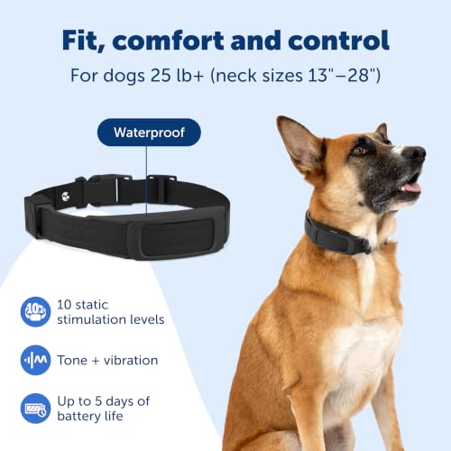 PetSafe Guardian GPS Dog Fence No Subscription Create Your Own Wireless Dog Fence Single-Yard Fence for Yards 3/4 Acres or Larger World's Safest GPS Dog Fence Tech New, Redesigned Collar