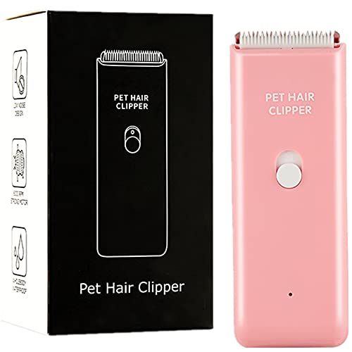 Grimgrow Dog Cat Home Hair Waterproof Clipper Portable Electric USB Rechargeable Pet Grooming Tools Low Noise Shaver Cordless Trimmer for Small and Large Pets