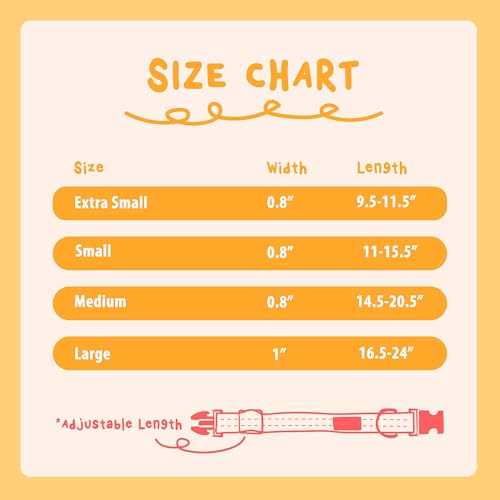 PAWBLEFY Personalized Dog Collars - Reflective Nylon Collar Customized with Name and Phone Number Adjustable Sizes for Small Dogs, Medium, Large 4 Colors Male Female boy Girl Puppies
