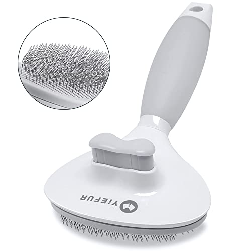 Cat Hair Brush,Cat Brush for Shedding,Soft Silicone Self Cleaning Brushes for Short and Long Haired Cats for Grooming and Shedding