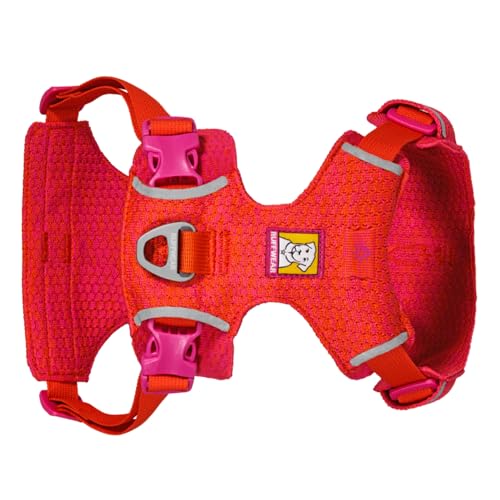 Ruffwear, Front Range Flex Dog Harness, Engineered Knit Construction for Ultimate Fit and Mobility, Lightweight Flexible Everyday Harness with Dual Leash Clips, Rose Violet, Medium