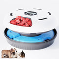 Automatic Wet Food Cat Feeder, Auto Refrigerated Wet Foods Feeder for Cats Dogs 6 Meal Timed Fresh Foods Dispenser with 2 Ice Packs, Fresh Food Bowl for Cats & Small Dogs Puppy Kitty, White