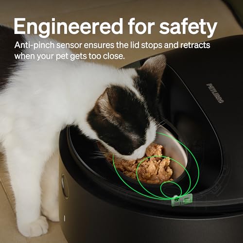 PETLIBRO Automatic Cat Feeder Wet Food with 2024 V1 Version Stainless Steel Bowl, Refrigerated 3 Fresh Meals for 3 Days, App-Controlled Pet Food Dispenser, Easy to Clean