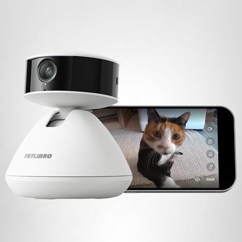 PETLIBRO 90-Day AI Trial Pet Camera Indoor with Phone App, 360° Pan Tilt Dog Camera&Cat Cameras, Indoor Camera WiFi Camera with AI Detection&Recognition, Home Cameras Indoor, Night Vision, 2-Way Audio