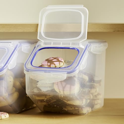 Lock & Lock Bulk Storage Bins Food Storage Container with Wheels (50.72-Cup)