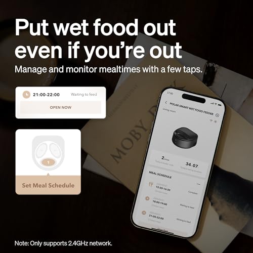 PETLIBRO Automatic Cat Feeder Wet Food with 2024 V1 Version Stainless Steel Bowl, Refrigerated 3 Fresh Meals for 3 Days, App-Controlled Pet Food Dispenser, Easy to Clean