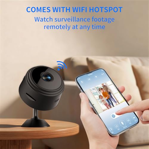 Honey Tour Indoor Pet Security Camera with App Control, Small Wireless WiFi HD 1080P Camera for Home Use, Cat, Dog