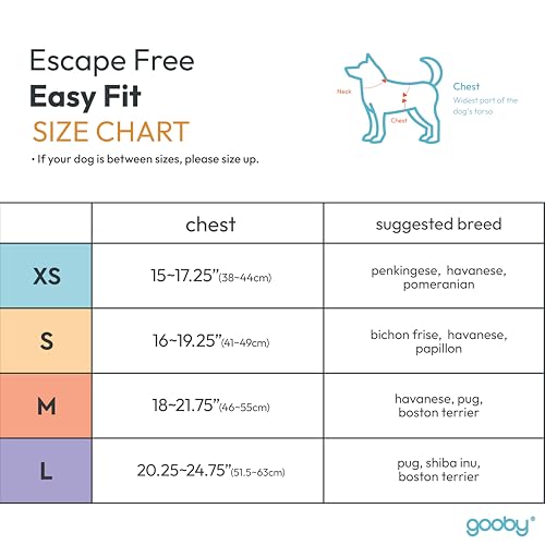 Gooby Escape Free Easy Fit Harness - Hot Pink, Medium - No Pull Step-in Patented Small Dog Harness with Quick Release Buckle - Perfect On The Go No Pull Harness for Small Dogs or Medium Dog Harness