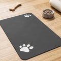 PADOOR Pet Feeding Mat-Absorbent Dog Mat for Food and Water Bowl-No Stains Easy Clean Dog Food Mat-Quick Dry Water Dispenser-Puppy Supplies Accessories