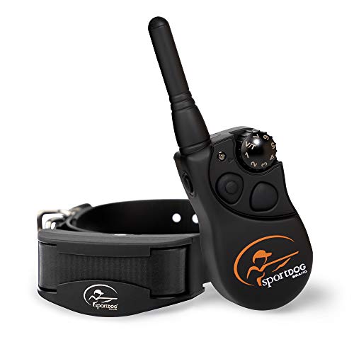 SportDOG YardTrainer 300 Remote Dog Training Collar - 300 Yard Range, 7 Static Levels, Tone & Vibration, DryTek Waterproof, Rechargeable, No-Look Design - Ideal for Yard and Park Training