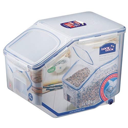 Lock & Lock Bulk Storage Bins Food Storage Container with Wheels (50.72-Cup)