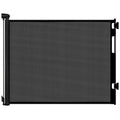Retractable Baby Gate for Stairs and Doorways, 55" Wide x 33" Tall Mesh Dog Gate for Indoor & Outdoor Use, Safety Gate for Babies and Pets, Child Gates for Hallways, Hardware Mounted, Black