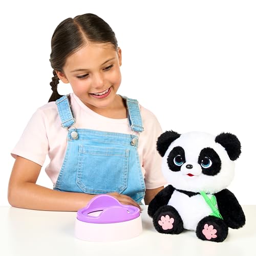 Little Live Pets My Baby Panda ChuChu Plush - Interactive Sounds, Feeding, Potty Dance - Ages 4+