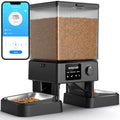 oneisall Automatic Cat Feeder with 5G WiFi, Automatic Cat Food Dispenser for 2 Cats Small Pets, 20 Cups/5L Timed Dry Food Dispenser with App Control