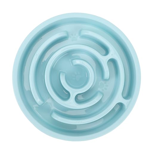 Pet Slow Feeder Bowl Round Cervical e Dog Cat Food Bowls for Medium Dogs Cats Multipurpose Slow Feeder for Digestion IChoking Design