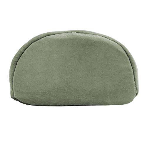 GOOPAWS 4 in 1 Self Warming Burrow Cat Bed, Pet Hideway Sleeping Cuddle Cave (Sage Green)