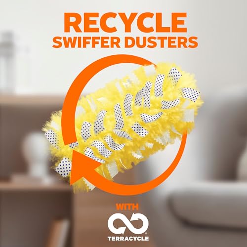 Swiffer Pet Heavy Duty Dusters Refills, Multisurface 360 Dusters with Febreze Odor Defense, 11 Count