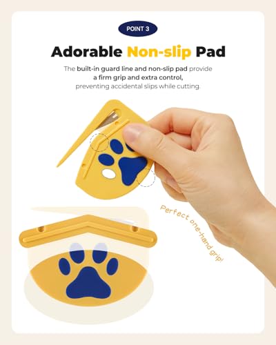 PETHROOM Easy Tangle Cutter for Dogs & Cats | Professional Dematting Tool with Steel Blade | Cat Matted Fur Remover | Safe & Gentle Pet Grooming Comb for Long & Medium Coats