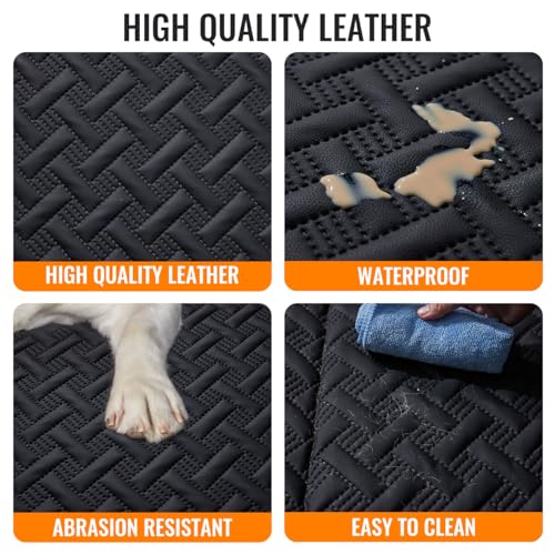 MAXFUT Dog Back Seat Extender for Truck,Truck Dog Seat Cover Back Seat,Dog Hammock for Truck,Hard Bottom Seat Extender,Pet Seat Covers for F150/RAM1500/Silverado