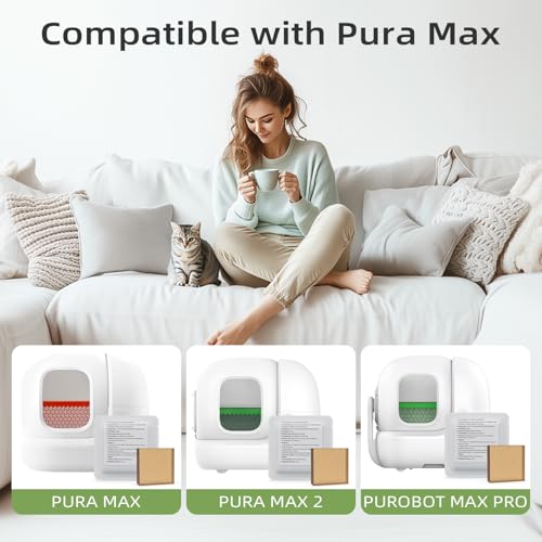 waatoos 6 pack N50 Odor Eliminator 1.0, deodorizer control cat litter box