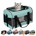 Cat Dog Carriers Soft-Sided Pet Carrier Large Cats for Medium Big Cat Small Dog Puppy up to 16lbs TSA Airline Approved Animal Collapsible Cat Carrier Carriers Travel Carrier Cat Bag (17x11x11)