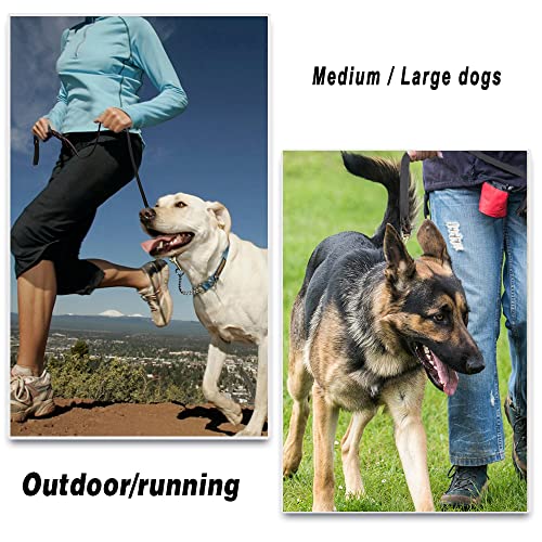 LWBMG Leather Dog Leash 6ft x 3/4 inch, Heavy Duty Genuine Leather Braided Dog Training Leash, Soft and Strong Pet Lead for Large, Medium, Small Dogs