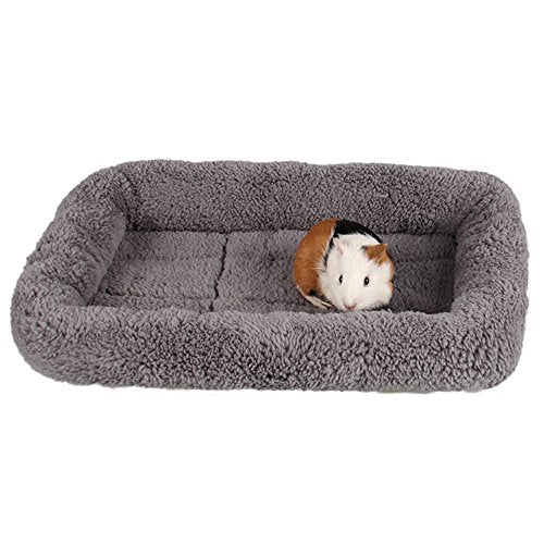 Enjoying Cat Mat Bed 10" x 15" Pet Bed with Pillow Around for Puppy Kitten Curled Sleeping Beds for Carrier/Crate Small Dog Cushion, Anti Skid Bottom, Small