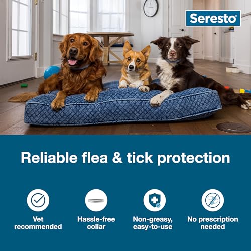 Seresto Small Dog Vet-Recommended Flea & Tick Treatment & Prevention Collar for Dogs Under 18 lbs. | 8 Months Protection