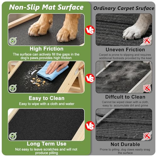 Dog Ramp for Bed, Sofa & Car, for Senior, Injured & Small to Large Dogs