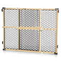 Safety 1st Bamboo Baby Gate for Doorways, No Drill Easy Install, Dog Gates, Fits 28"-42", 24" High, Bamboo and Black