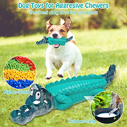 Jeefome Dog Toys for Aggressive Chewers - Tough, Indestructible Dog Chew Toys for Large, Medium, Small Breed Dogs to Keep Them Busy