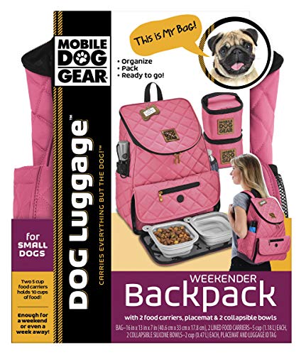 Mobile Dog Gear Unisex Weekender Backpack™ Pink One Size One Size