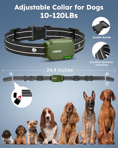 Dog Shock Collar 2 Dogs (10-120Lbs) - 4200FT Dog Training Collar with Remote IPX7 Waterproof Electric Collar with 4 Training Modes, Security Lock, Rechargeable e-Collar for All Breeds, Sizes
