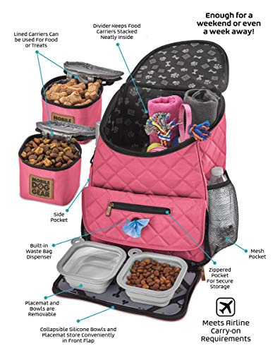 Mobile Dog Gear Unisex Weekender Backpack™ Pink One Size One Size