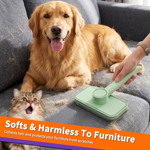 Pet Hair Remover – Reusable Lint Remover for Dog and Cat Hair Electrostatic Lint Brush Magic Pet Hair Removal Tool for Clothes, Couch, Carpet, Car, Rugs, Bedding, Fabric Furniture