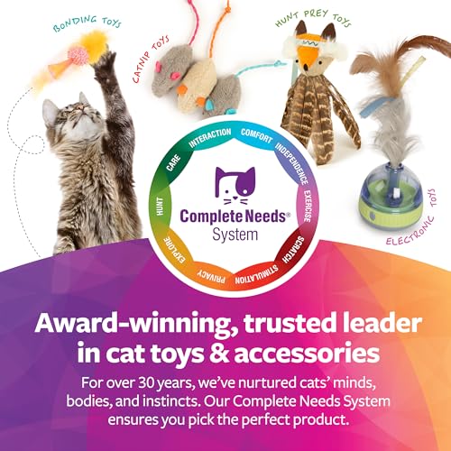 SmartyKat Hot Pursuit Electronic Concealed Motion Cat Toy, Unpredictable Erratic Movement Mimics Prey for Active Hunting for Cats & Kittens, Battery Powered