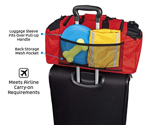 Mobile Dog Gear Ultimate Week Away Duffel Red