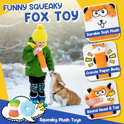PatsFran Puppy Toys for Teething, 9 Pack Interactive Dog Toys for Small Dogs, Puppy Chew Toys for Boredom with Rope Toys, Treat Ball and Cute Squeaky Toys