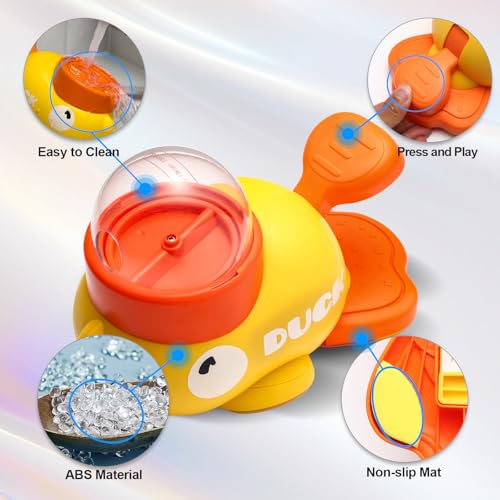 Fanosy Interactive Dog Toys Food Puzzle Slow Feeder, Cat Treat Dispenser Toy Duck-Shaped Enrichment Toy for Small Medium Dogs and Cats, IQ Training and Exercise Small Animal Bowls