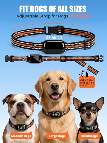 2-in-1 Dog Bark & Shock Collar, Dog Training Collar with 4 Training Modes Beep/Vibration/Shock/no Shock, 3300FT Remote, IPX7 Waterproof E Collars with AI Anti Barking for Small Medium Large Dog