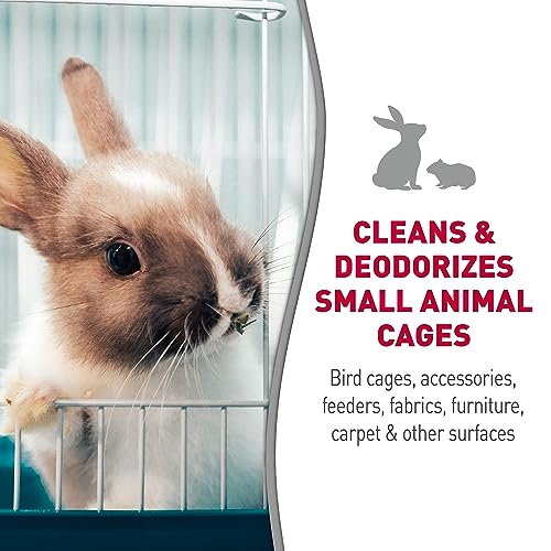 Nature’s Miracle Small Animal Cage and Surface Cleaner, Bio-Enzymatic Cleaning Formula, Destroy Tough Stains and Odors, 24 Ounces