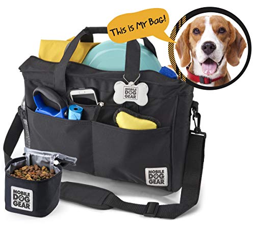 Mobile Dog Gear, Day Away Tote Bag, Black, One Size, Meets Airline Requirements
