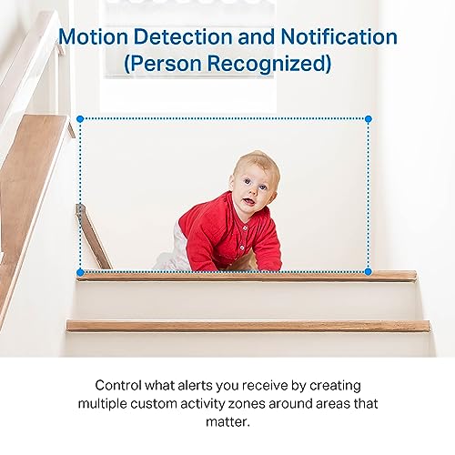 Tapo 2K Indoor Pan/Tilt Wired Security Camera - Works as a Baby Monitor & Pet Camera, Motion Detection, 2-Way Audio, Siren, Night Vision, No-Subscription Local Storage or Optional Cloud, C211 (2-Pack)