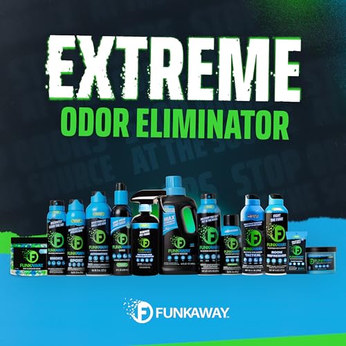 FunkAway Pet Stain & Odor Eliminator Spray, 16 oz., Fresh & Neutral Scent, The Extreme Pet Stain & Odor Eliminator for Houses, Cars, SUVs, RVs and Boats, Alcohol-Free Formula