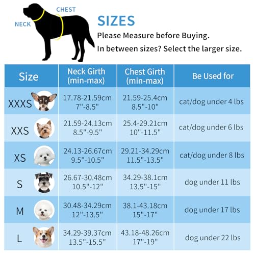 AIITLE Tiny Dog Harness - Lightweight Mesh Step-in Vest for Puppy, Reflective & Escape-Proof Design with High-Stick Magic Tape - Indoor/Outdoor Use for Chihuahua, Maltese, Shih Tzu(Brown-Beige, XXXS)
